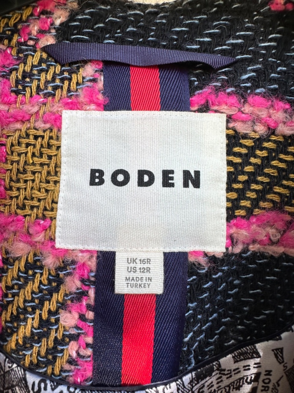 Boden St Alban’s wool coat US size 12 - Picture 2 of 4